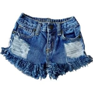Crazy 8 Distressed Shorts 6-9 months